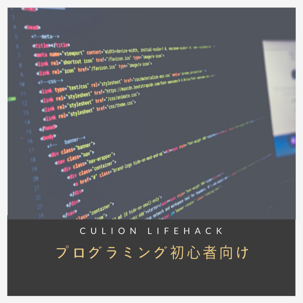 プログラミング入門者が勉強すべき言語から環境開発までの４つのポイント