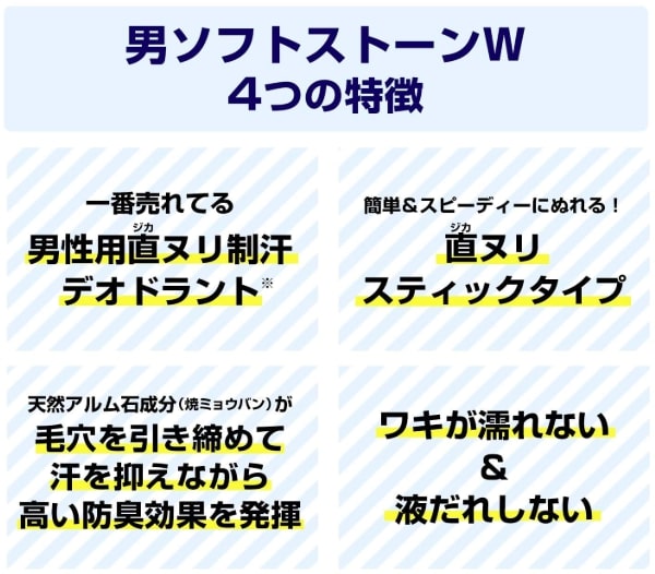 口コミ】『デオナチュレ・男ソフトストーン』を使ってみた効果と感想